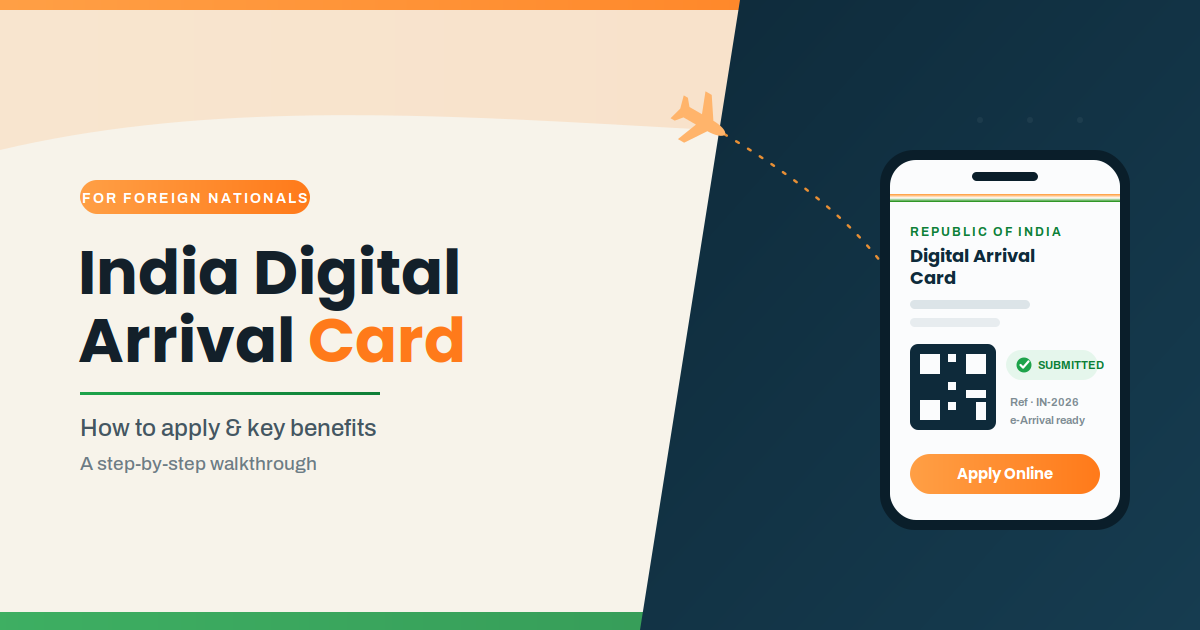 India Digital Arrival Card
