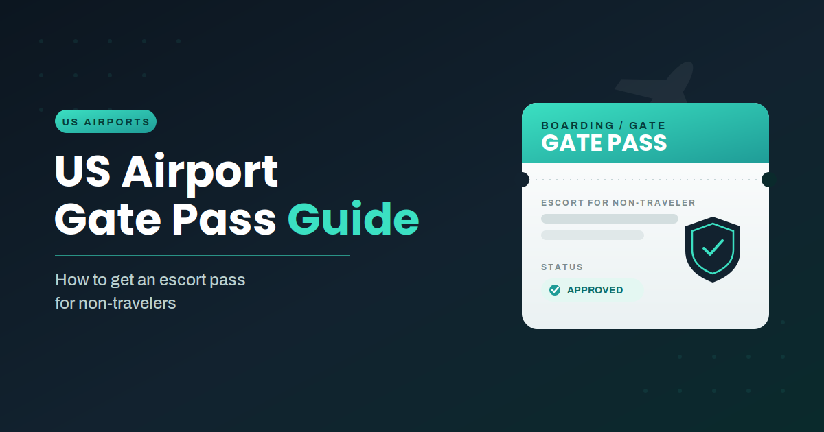 US Airport Gate Pass