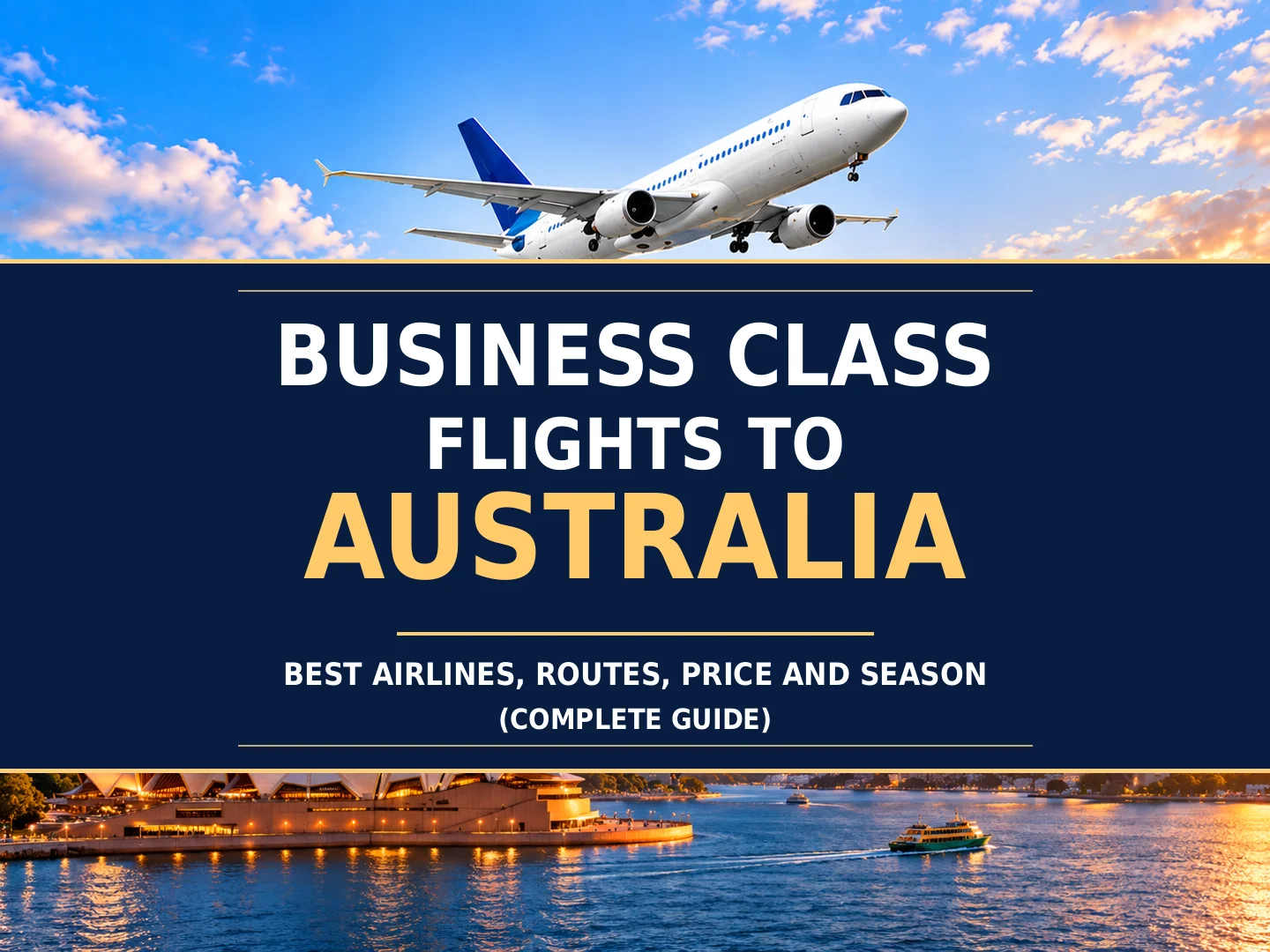 Business Class Flights to Australia – Best Airlines, Routes, Price and Season (Complete Guide)