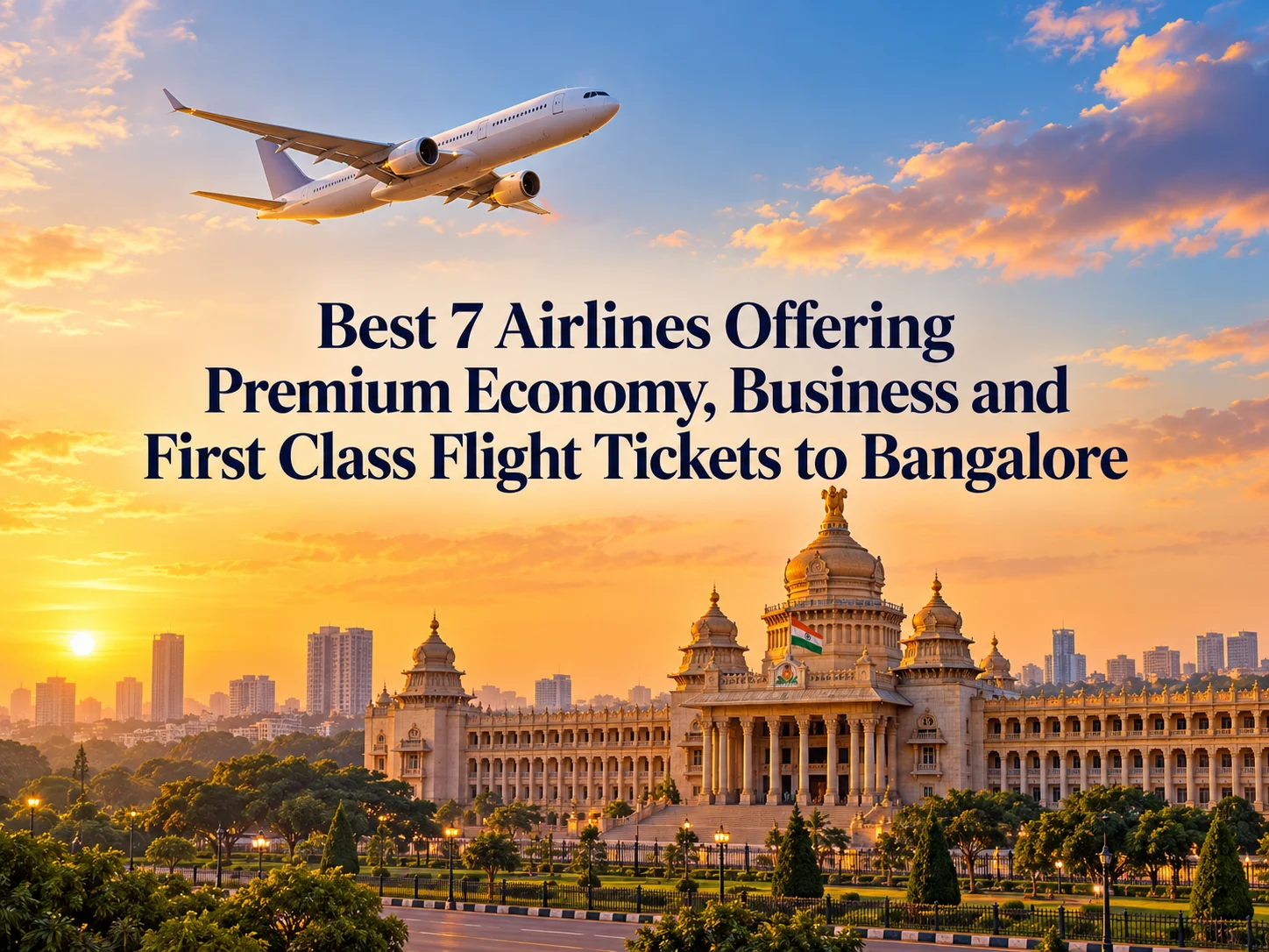 Best 7 Airlines Offering Premium Economy, Business and First Class Flight Tickets to Bangalore
