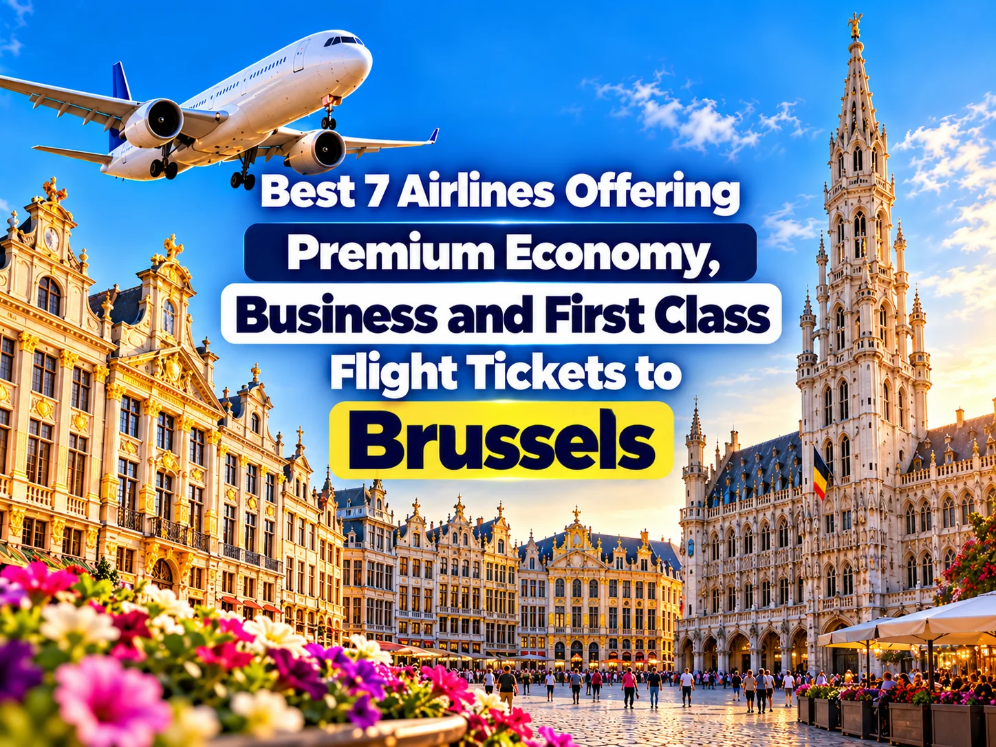 Best 7 Airlines Offering Premium Economy, Business and First Class Flight Tickets to Brussels