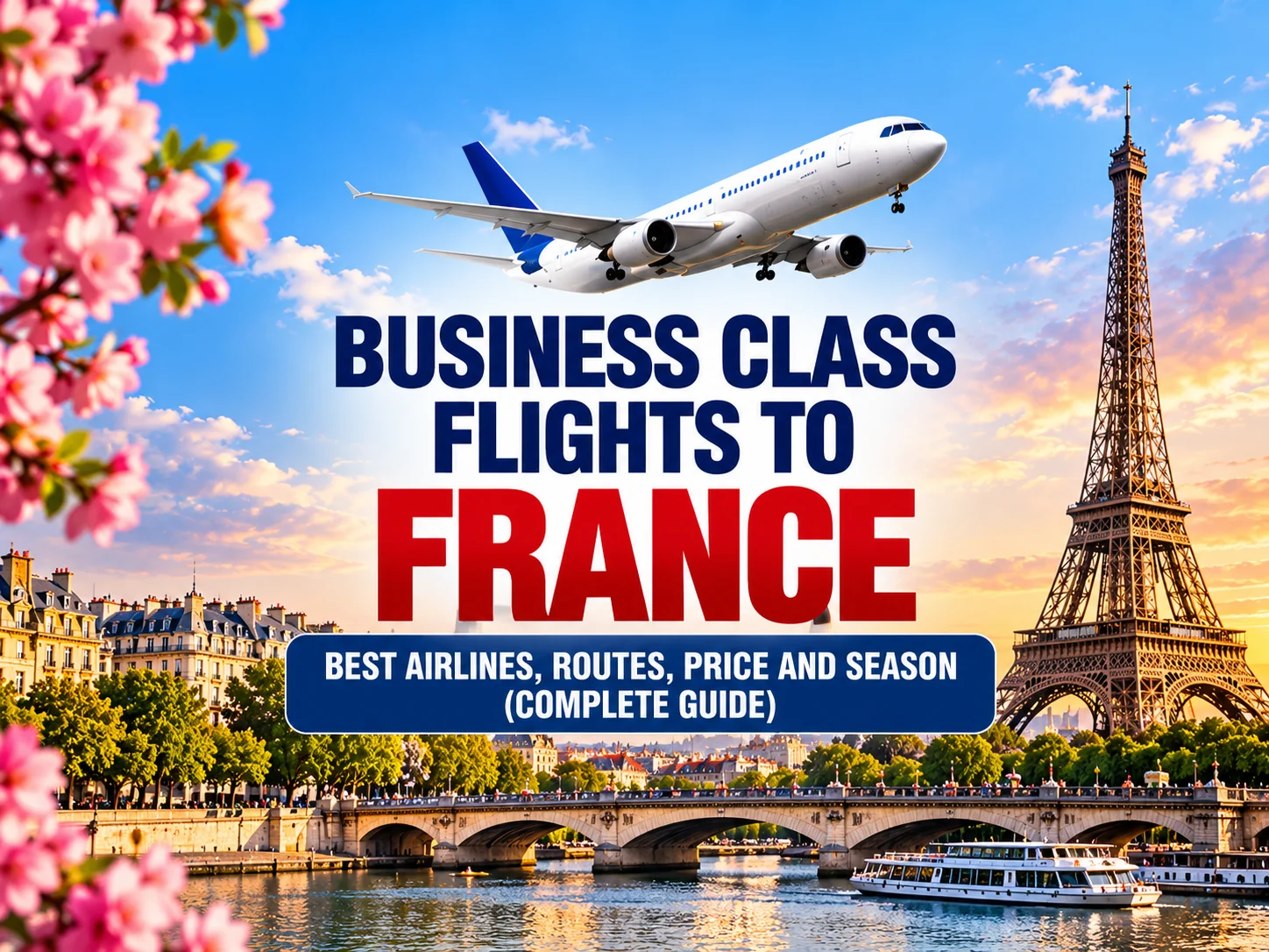 Business Class Flights to France – Best Airlines, Routes, Price and Season (Complete Guide)