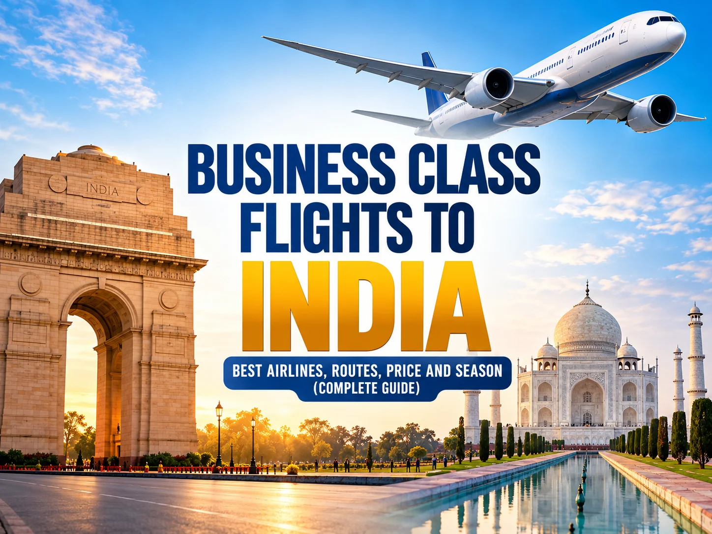Business Class Flights to India – Best Airlines, Routes, Price and Season (Complete Guide)