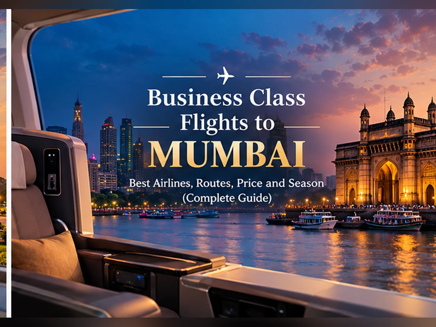 Business Class Flights to Mumbai – Best Airlines, Routes, Prices and Seasons (Complete Guide)