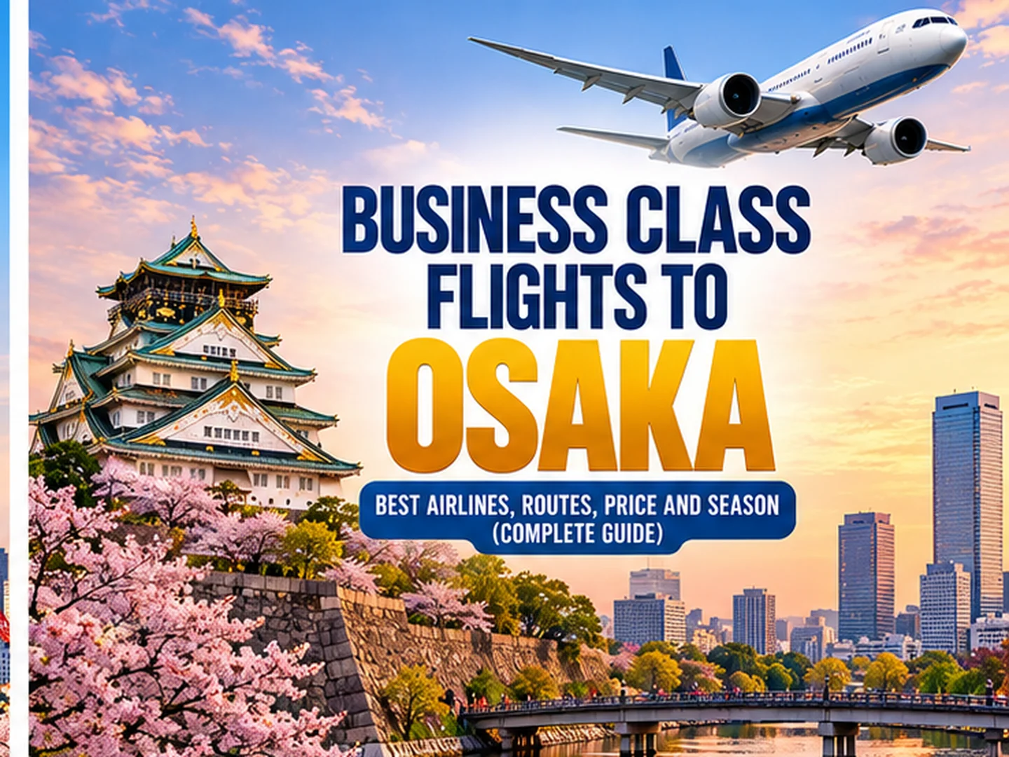 Business Class Flights to Osaka – Best Airlines, Routes, Price and Season (Complete Guide)