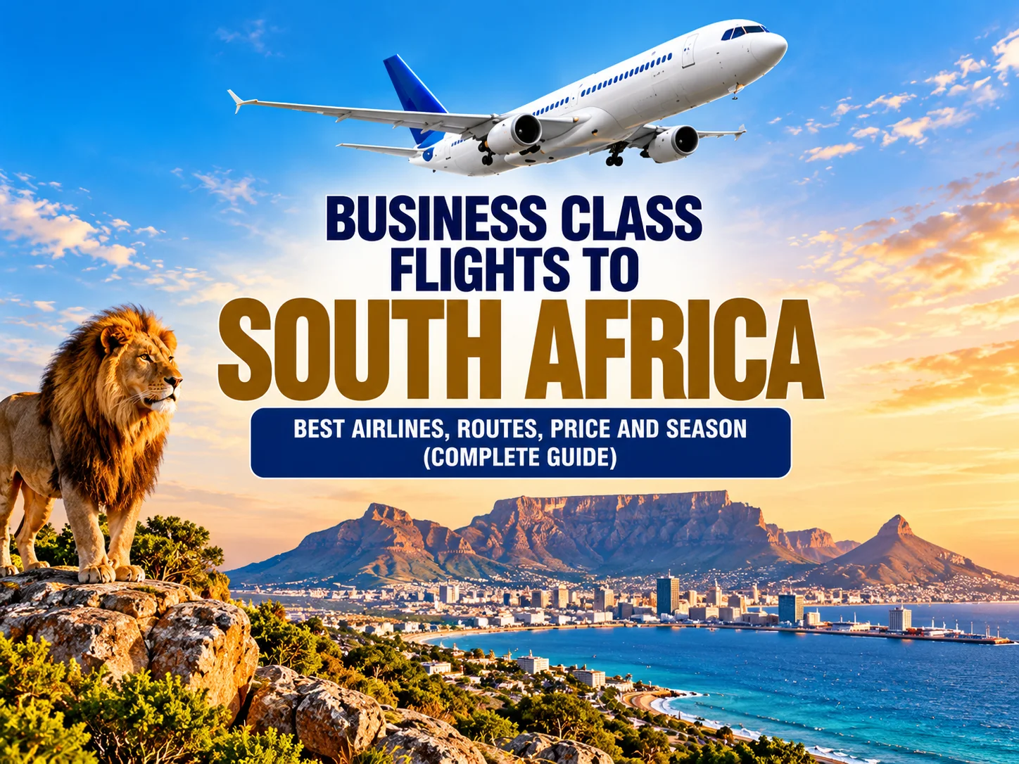 Business Class Flights to South Africa – Best Airlines, Routes, Price and Season (Complete Guide)