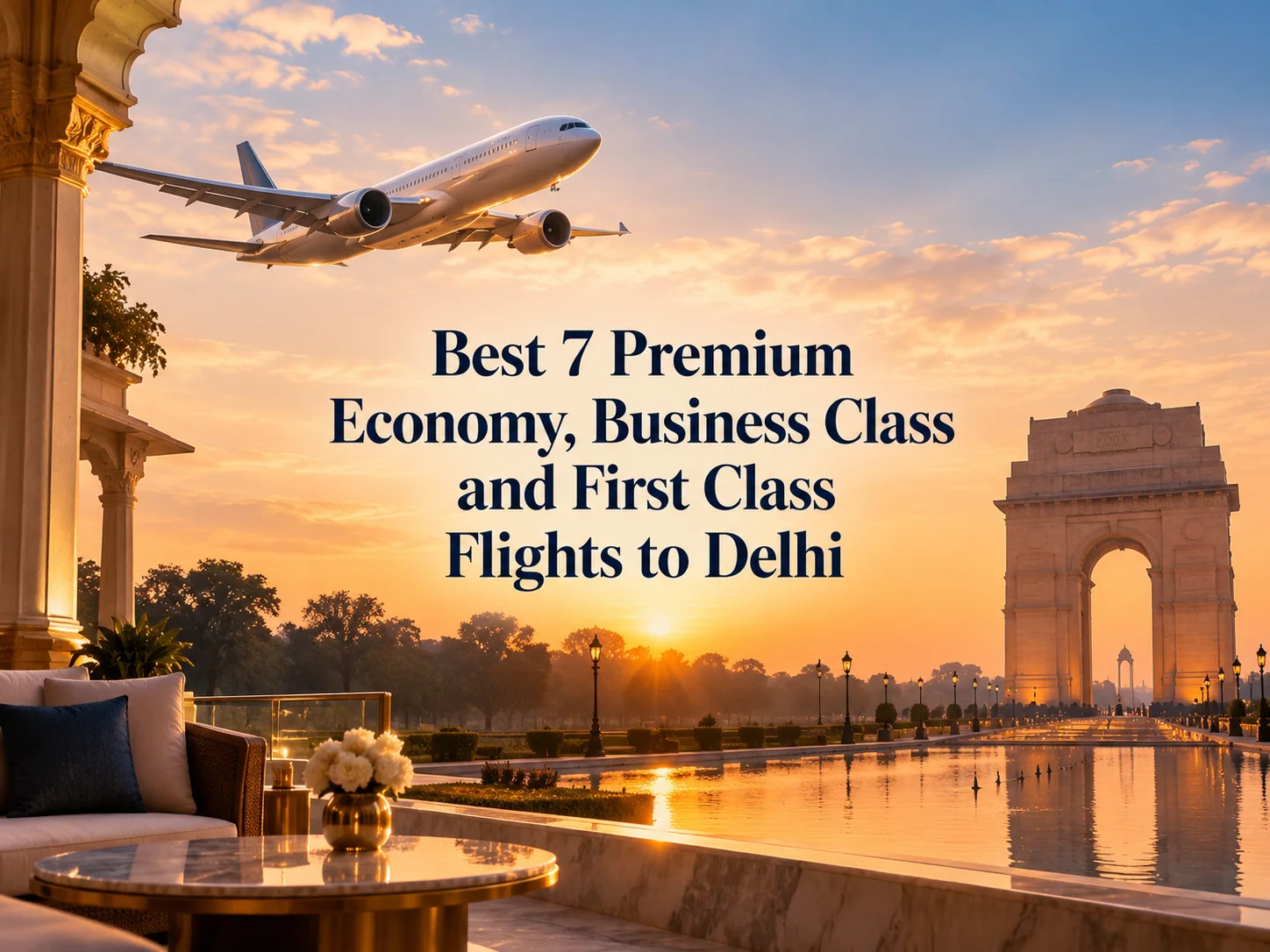 Best 7 Airlines Offering Premium Economy, Business and First Class Flight Tickets to Delhi