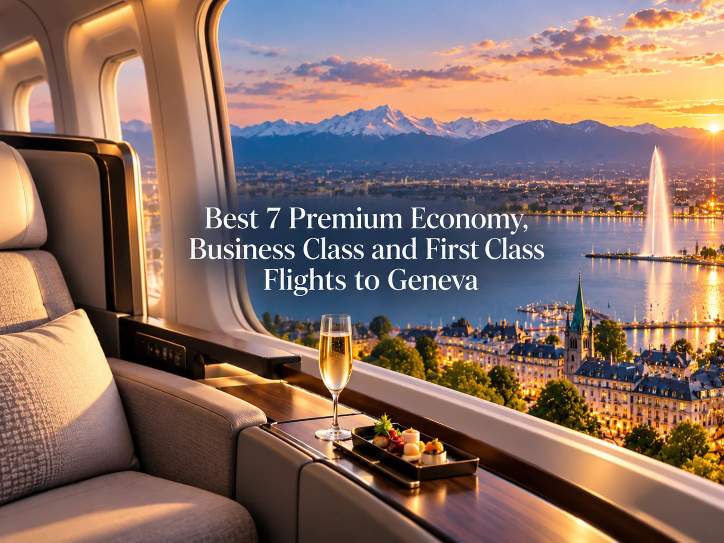Best 7 Airlines Offering Premium Economy, Business and First Class Flight Tickets to Geneva