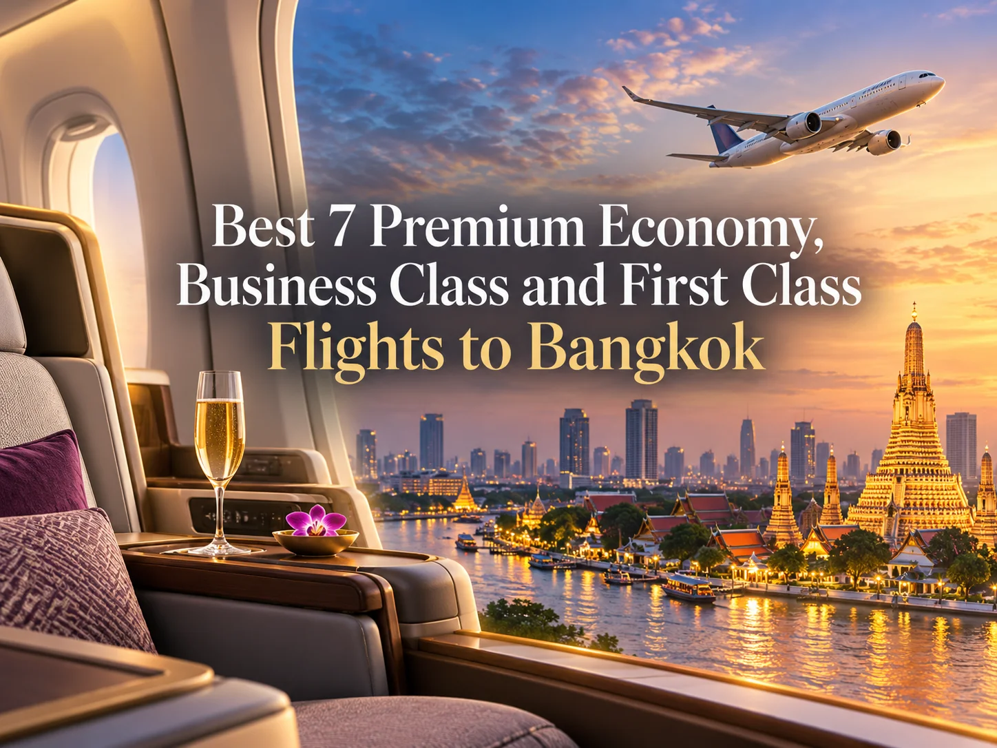 Best 7 Airlines Offering Premium Economy, Business and First Class Flight Tickets to Bangkok