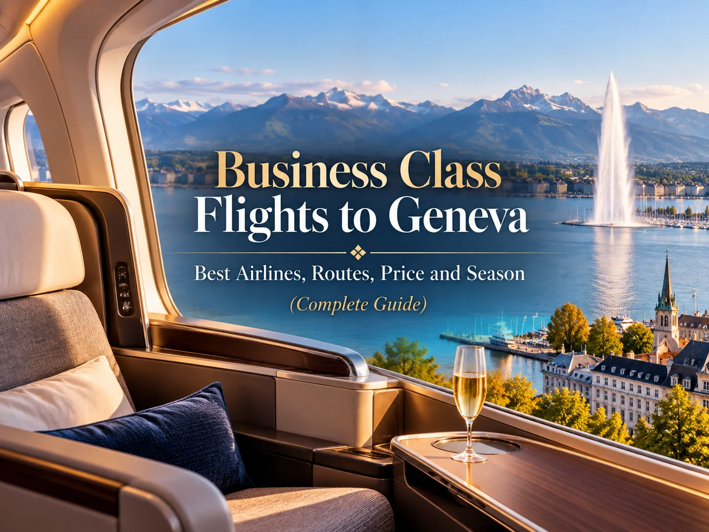 Business Class Flights to Geneva – Best Airlines, Routes, Price and Season (Complete Guide)