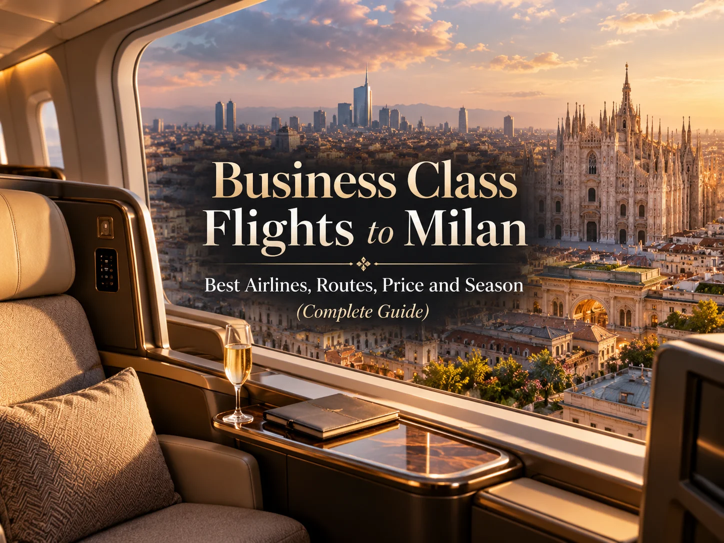 Business Class Flights to Milan – Best Airlines, Routes, Price and Season (Complete Guide)