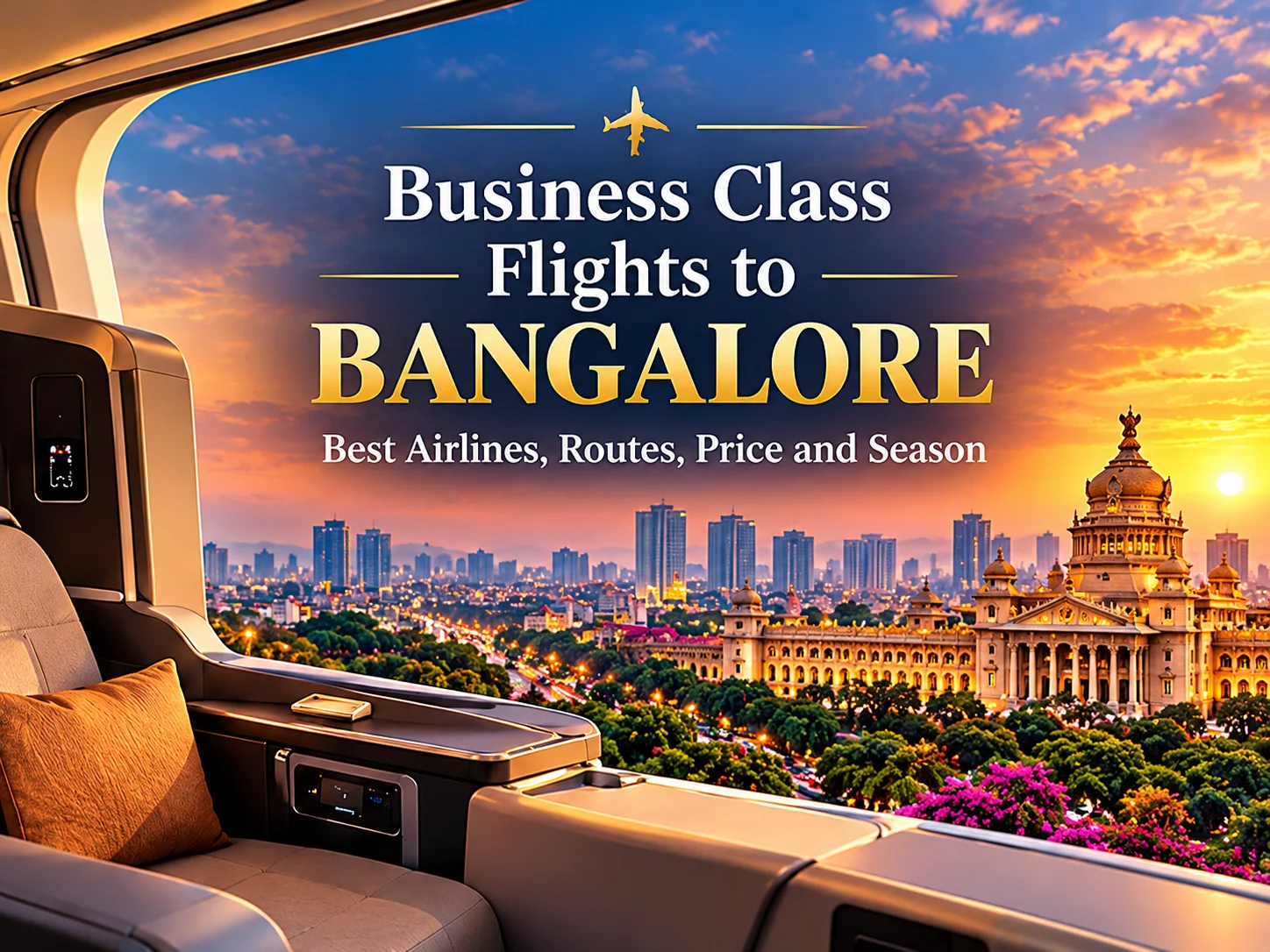 Business Class Flights to Bangalore – Best Airlines, Routes, Prices and Seasons (Complete Guide)