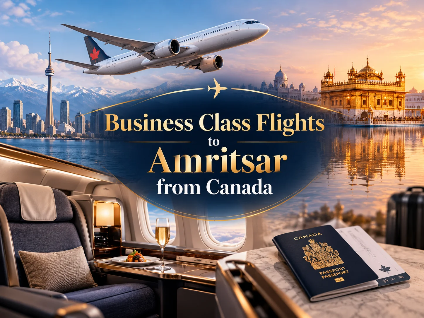 Business Class Flights to Amritsar From Canada – Best Airlines, Routes, Price and Season (Complete Guide)