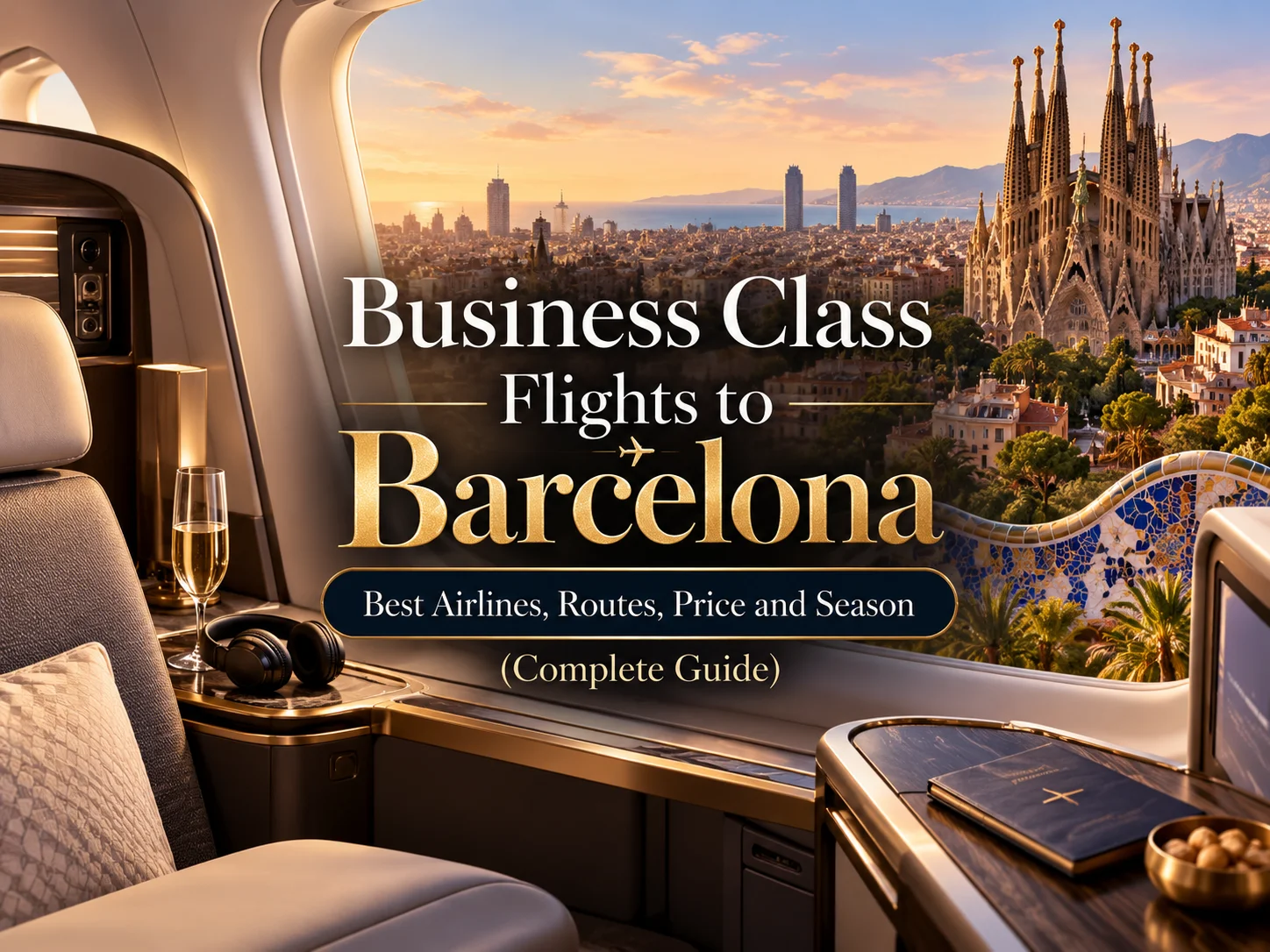 Business Class Flights to Barcelona – Best Airlines, Routes, Prices and Seasons (Complete Guide)
