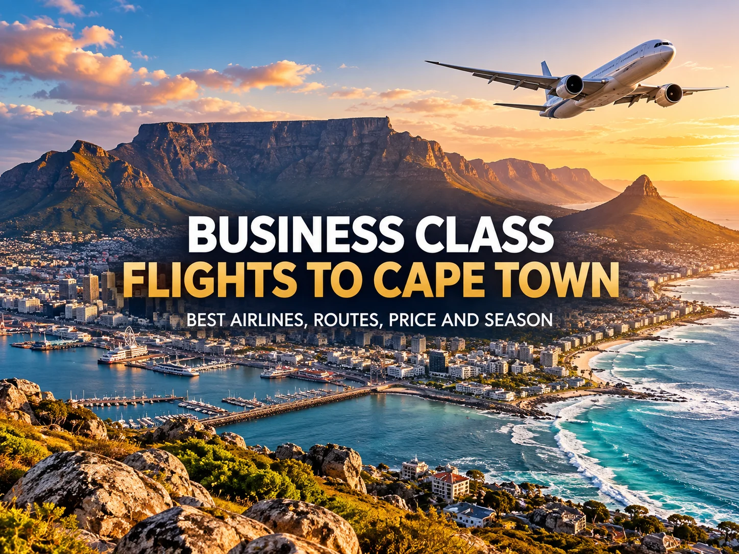 Business Class Flights to Cape Town – Best Airlines, Routes, Price and Season (Complete Guide)