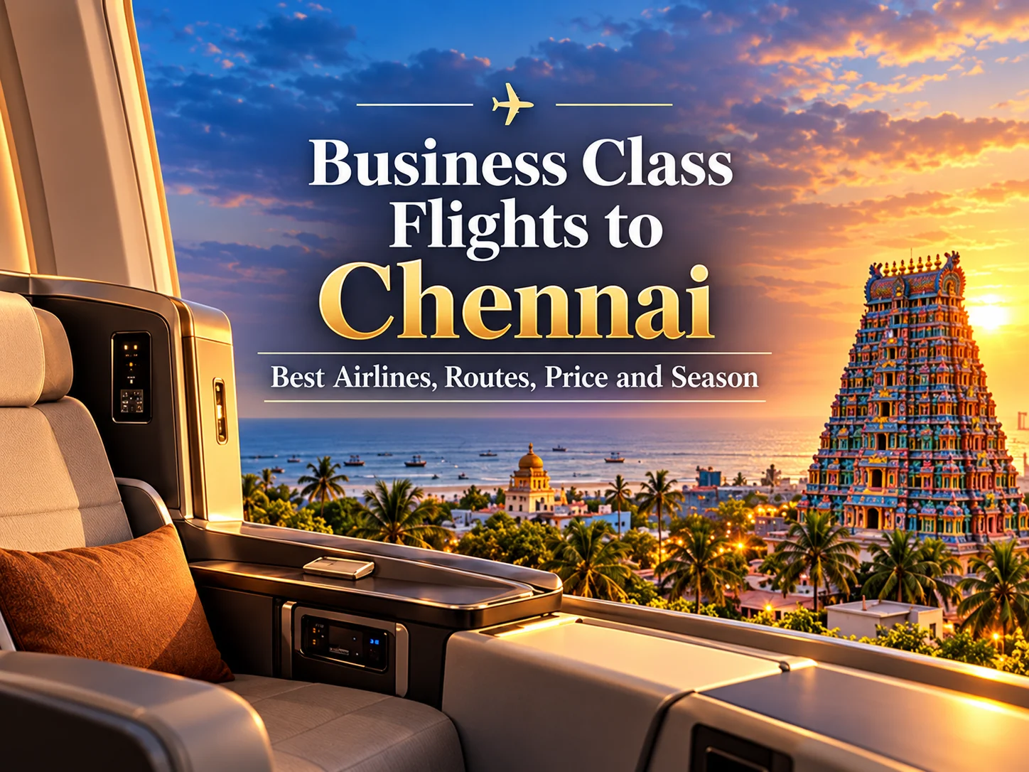 Business Class Flights to Chennai – Best Airlines, Routes, Prices and Seasons (Complete Guide)
