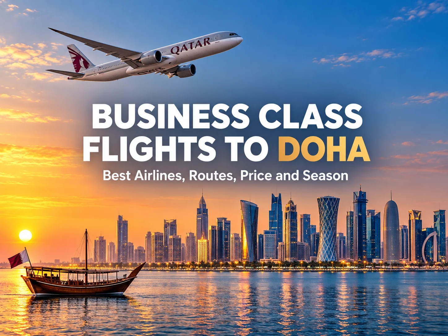 Business Class Flights to Doha – Best Airlines, Routes, Price and Season (Complete Guide)