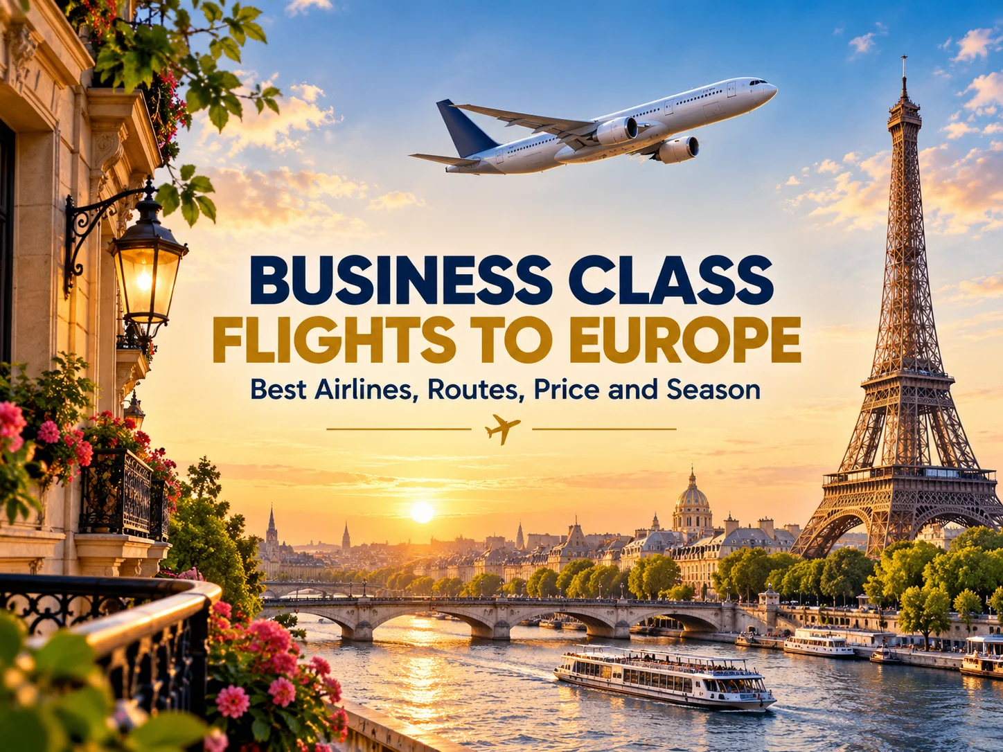 Business Class Flights to Europe – Best Airlines, Routes, Price and Season (Complete Guide)