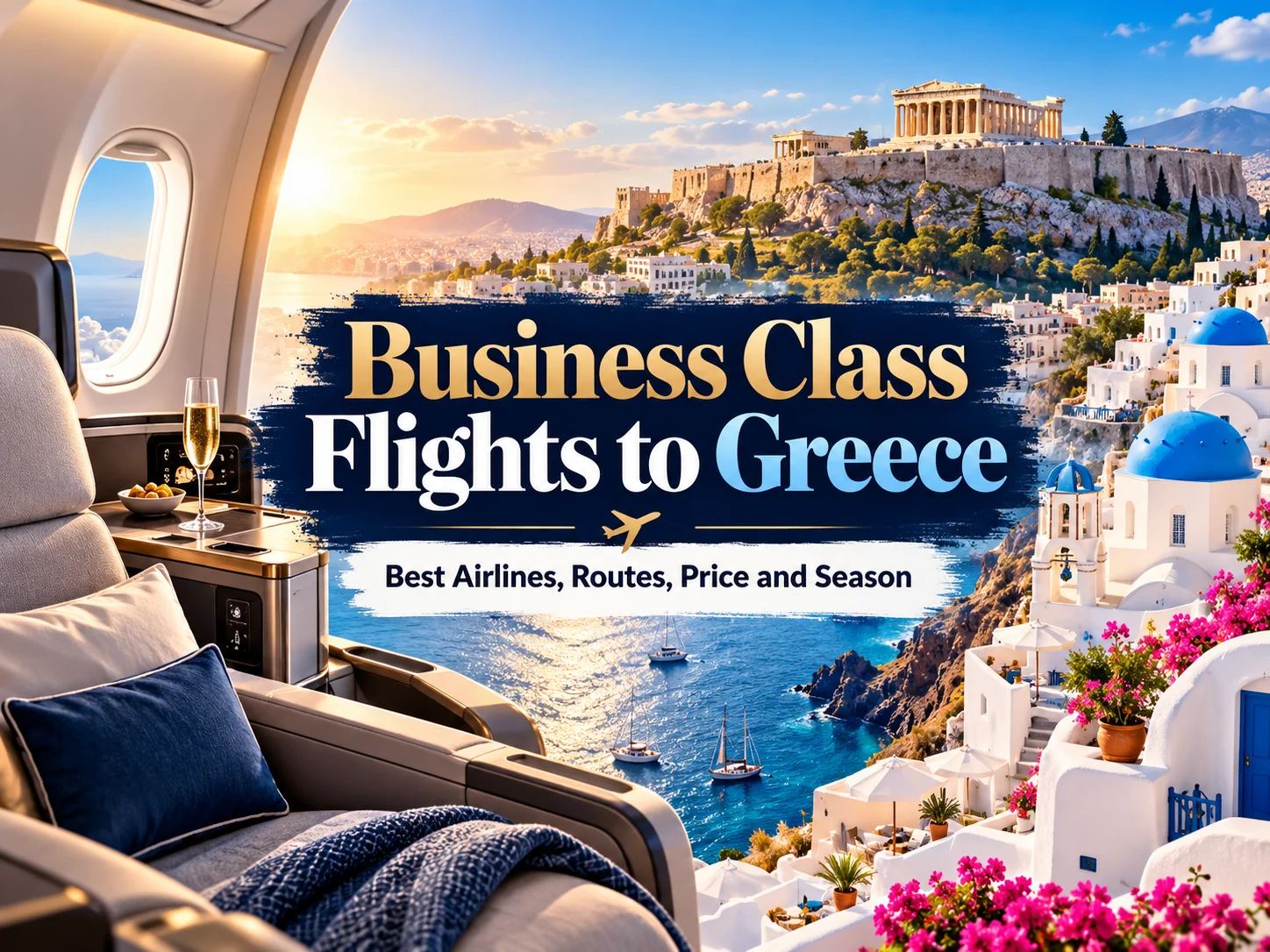 Business Class Flights to Greece – Best Airlines, Routes, Price and Season (Complete Guide)