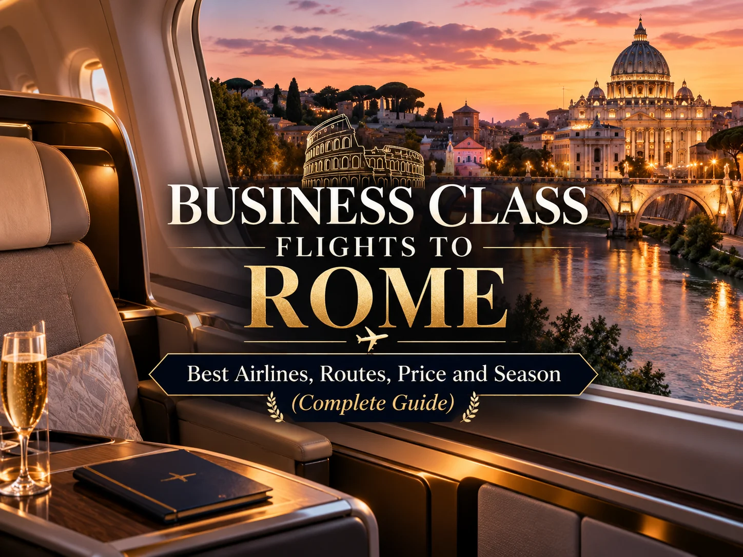 Business Class Flights to Rome – Best Airlines, Routes, Prices and Seasons (Complete Guide)