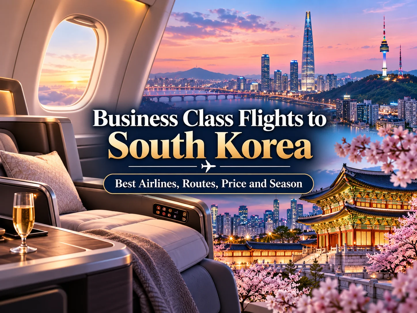 Business Class Flights to South Korea – Best Airlines, Routes, Price and Season (Complete Guide)