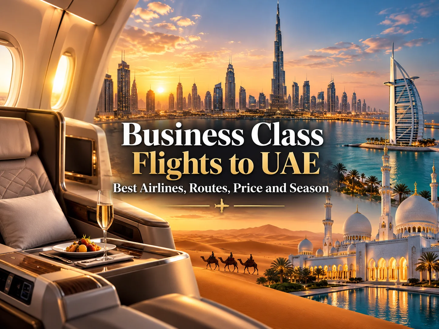 Business Class Flights to UAE – Best Airlines, Routes, Price and Season (Complete Guide)