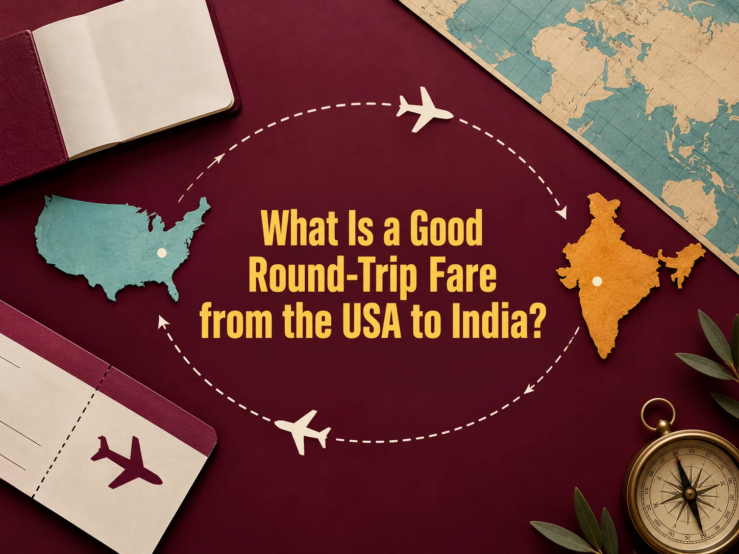 What Is a Good Round Trip Fare from the USA to India