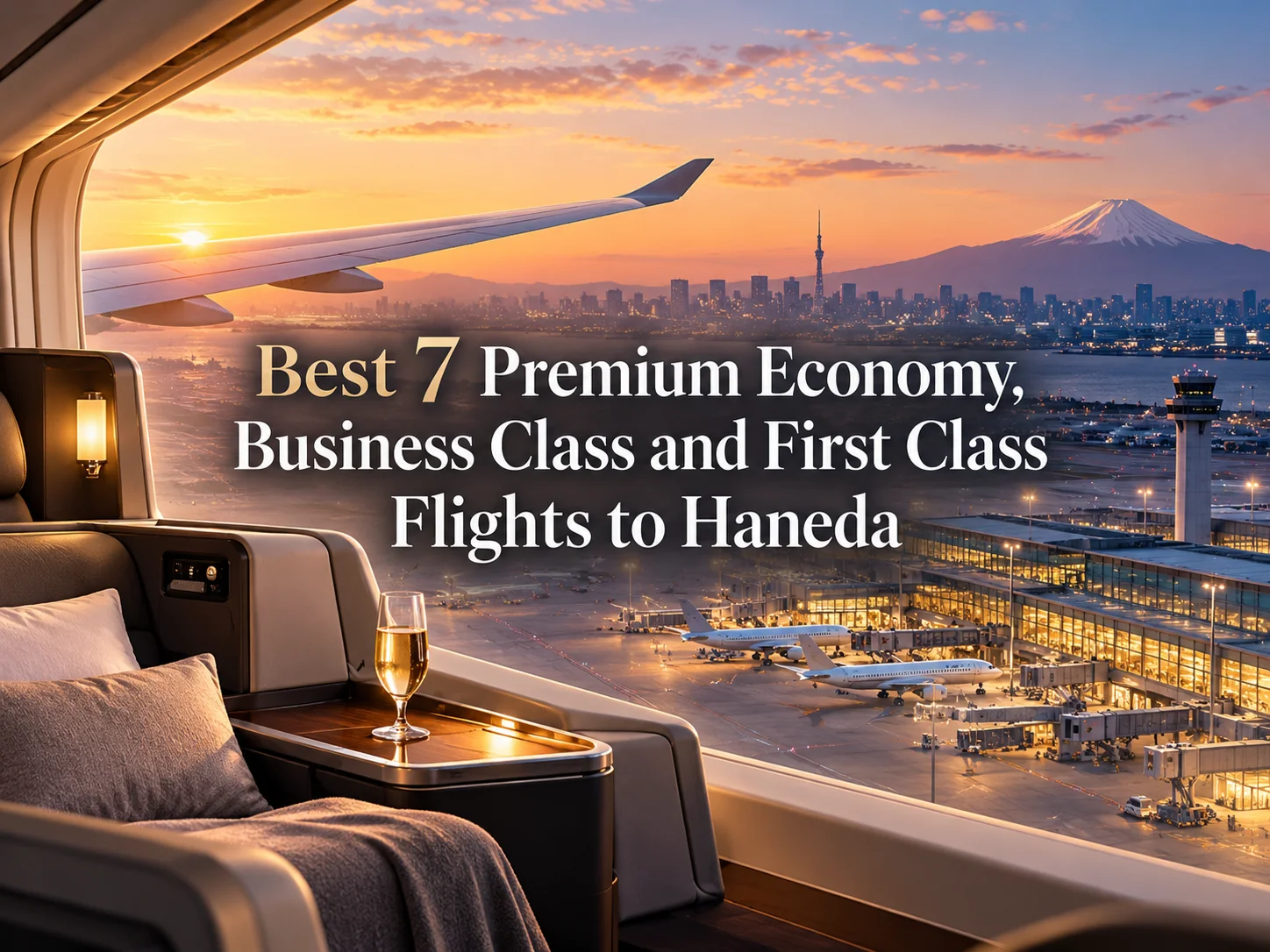 Best 7 Airlines Offering Premium Economy, Business and First Class Flight Tickets to Haneda