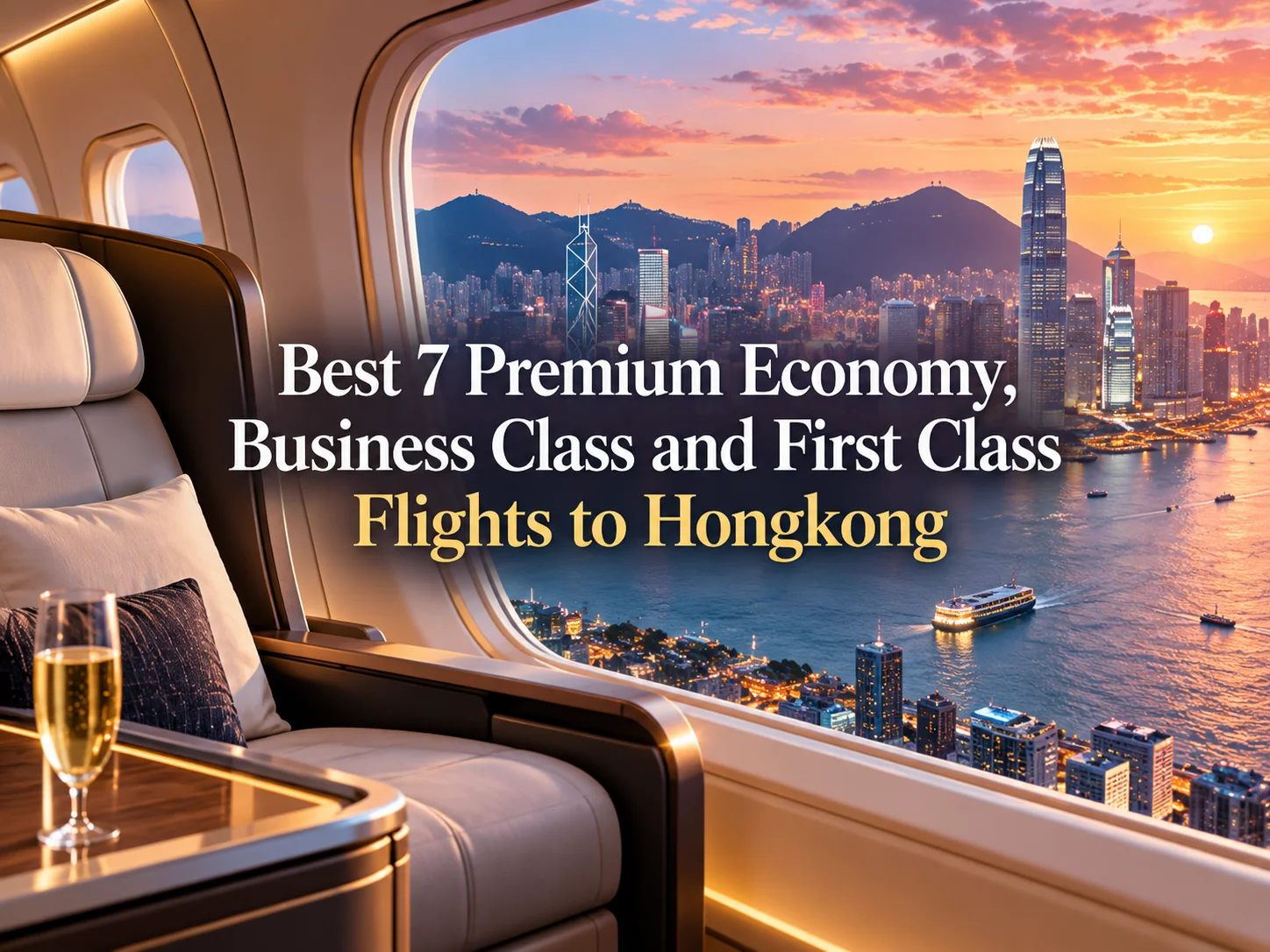 Best 7 Airlines Offering Premium Economy, Business and First Class Flight Tickets to Hong Kong