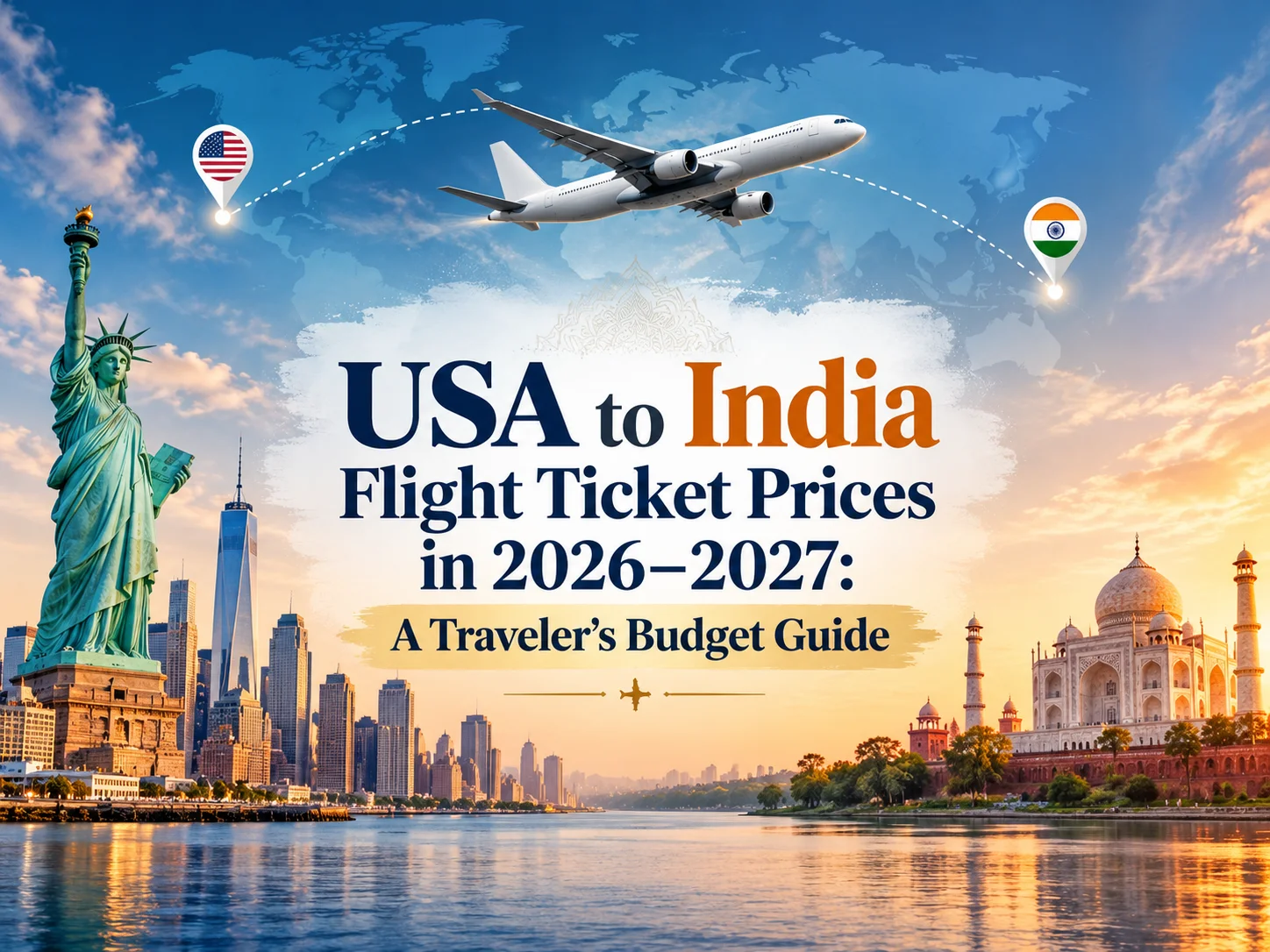 USA to India Flight Ticket Prices in 2026–2027: A Traveler’s Budget Guide