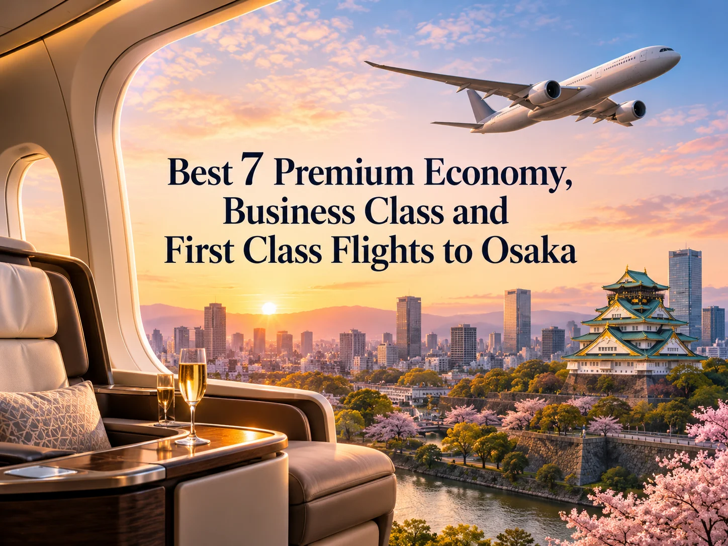 Best 7 Airlines Offering Premium Economy, Business and First Class Flight Tickets to Osaka