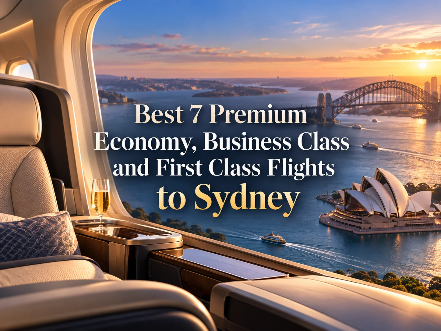 Best 7 Airlines Offering Premium Economy, Business and First Class Flight Tickets to Sydney