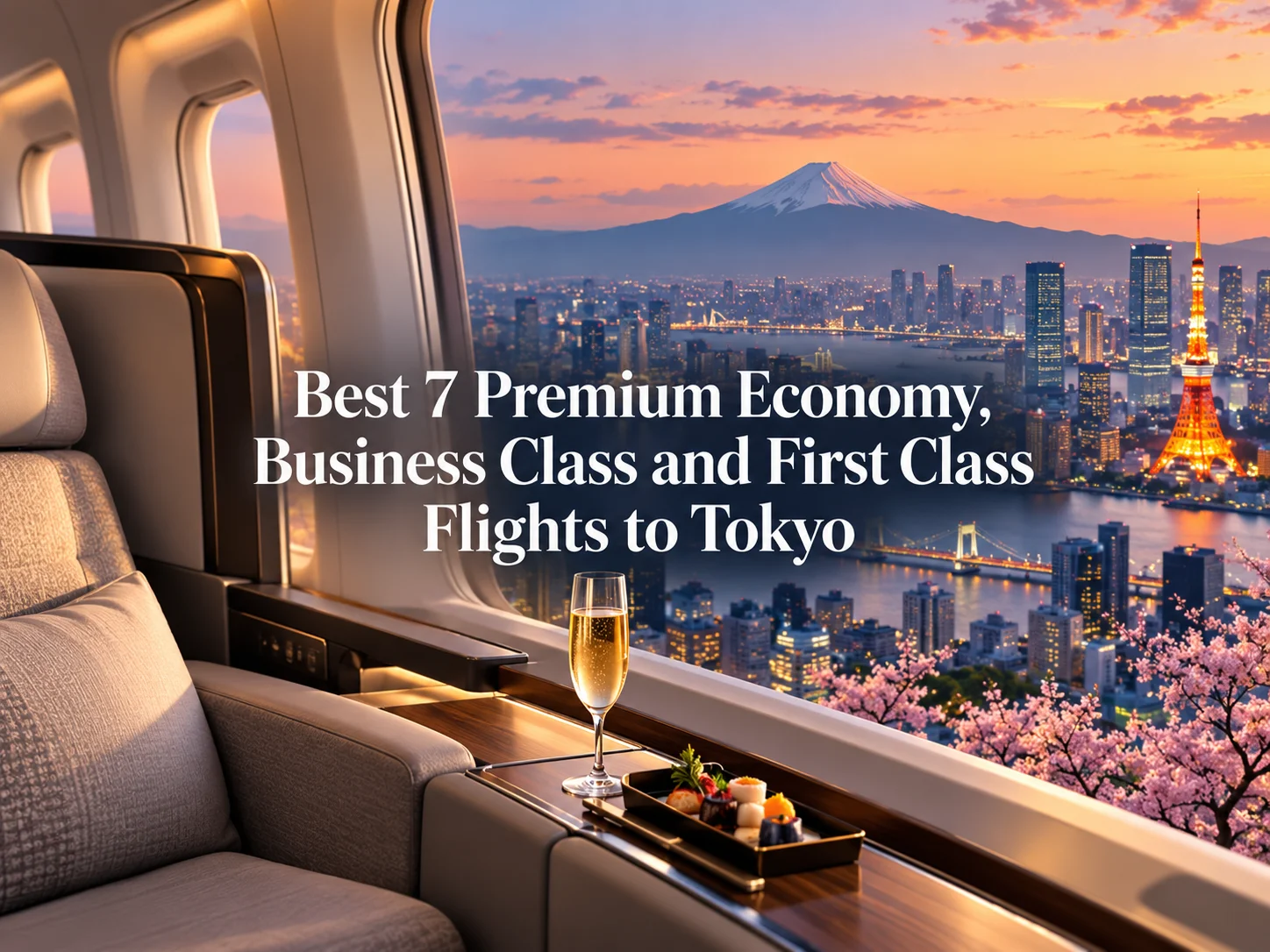 Best 7 Airlines Offering Premium Economy, Business and First Class Flight Tickets to Tokyo